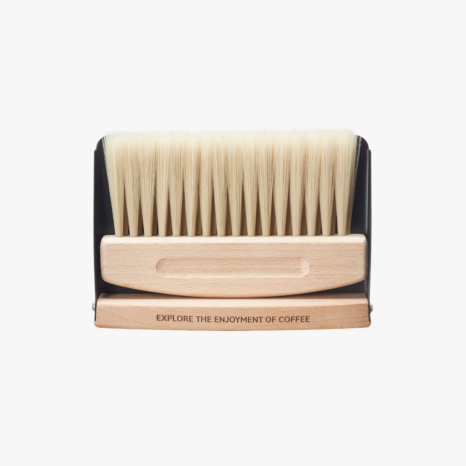 zeroHero Magnetic Cleaning Brush Set | Beech Wood & Iron Dustpan