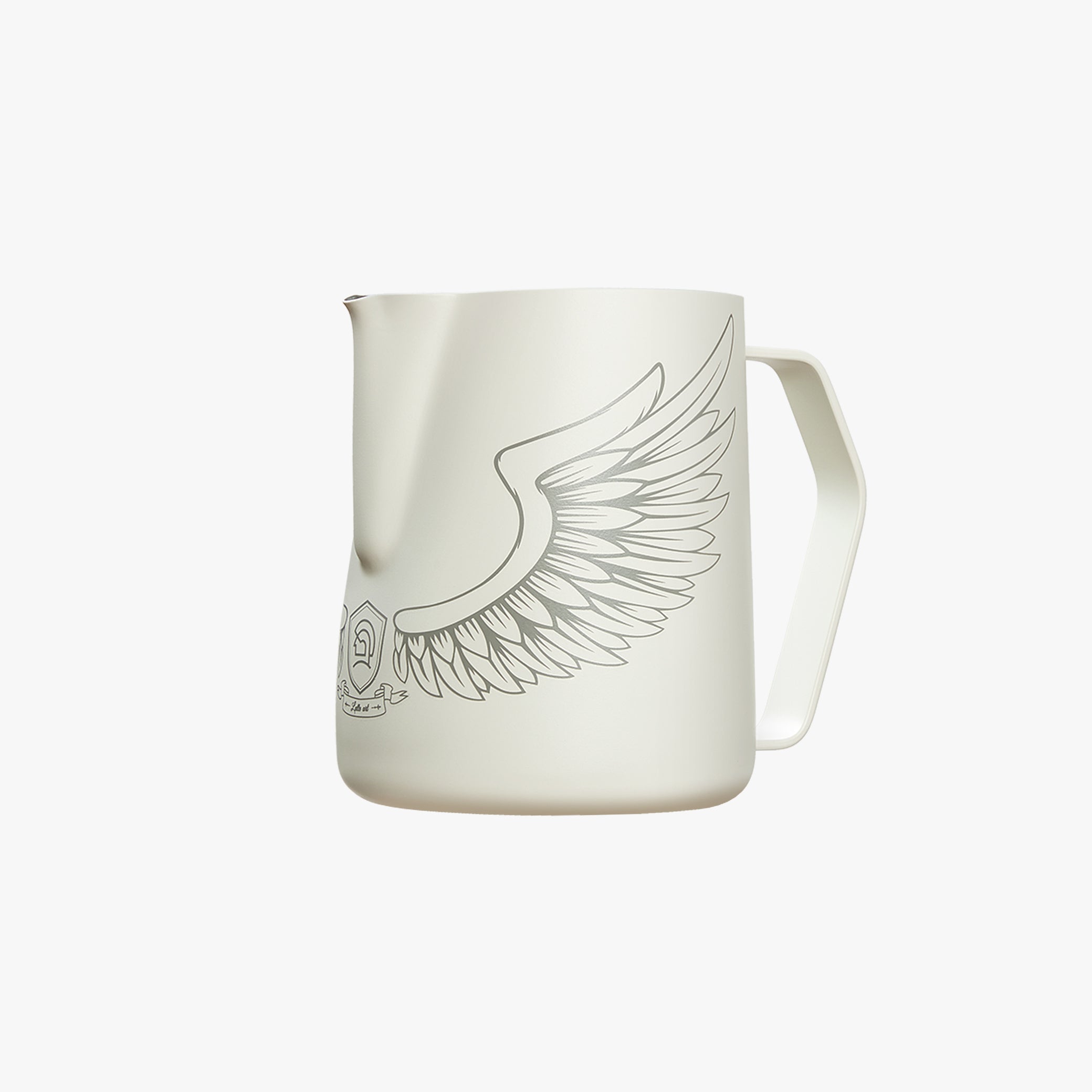 zeroHero Angel Milk Frothing Pitcher - Stainless Steel Jug for