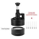 zeroHero Sword WDT Tool - Espresso Needle Distributor with Magnetic Base