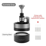 zeroHero Sword WDT Tool - Espresso Needle Distributor with Magnetic Base