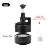 zeroHero Sword WDT Tool - Espresso Needle Distributor with Magnetic Base