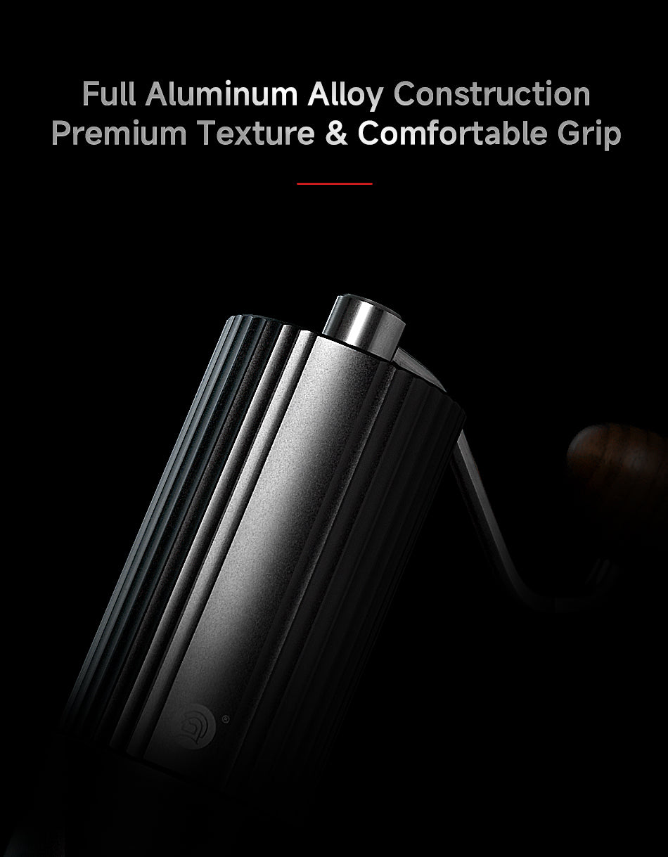 Full Aluminum Alloy Construction — Premium Texture & Comfortable Grip