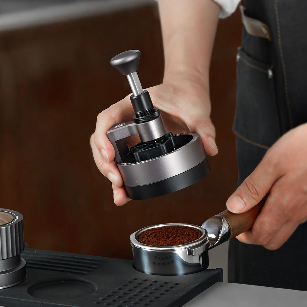 zeroHero Sword WDT Tool - Espresso Needle Distributor with Magnetic Base