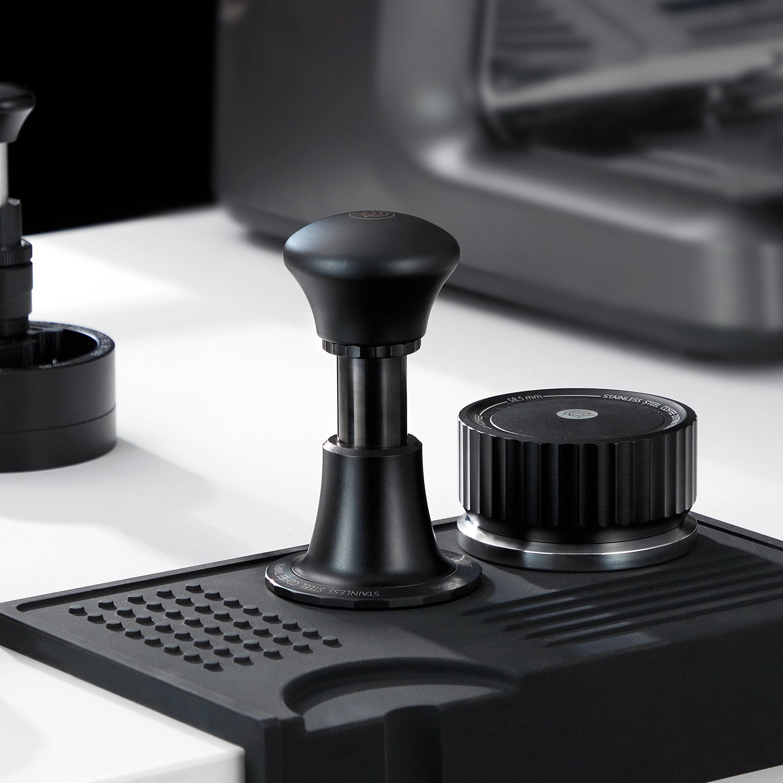 zeroHero Sword Calibrated Espresso Tamper - 30lb Constant Pressure & Self-Leveling Impact Tool