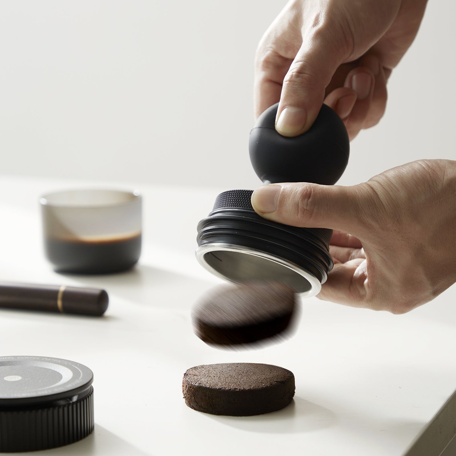 zeroHero Heropresso Coffee Maker Pro 58mmPortable Professional-Espresso Machine with 20Bar Pressure & Ceramic Heating