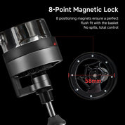 zeroHero Sword WDT Tool - Espresso Needle Distributor with Magnetic Base