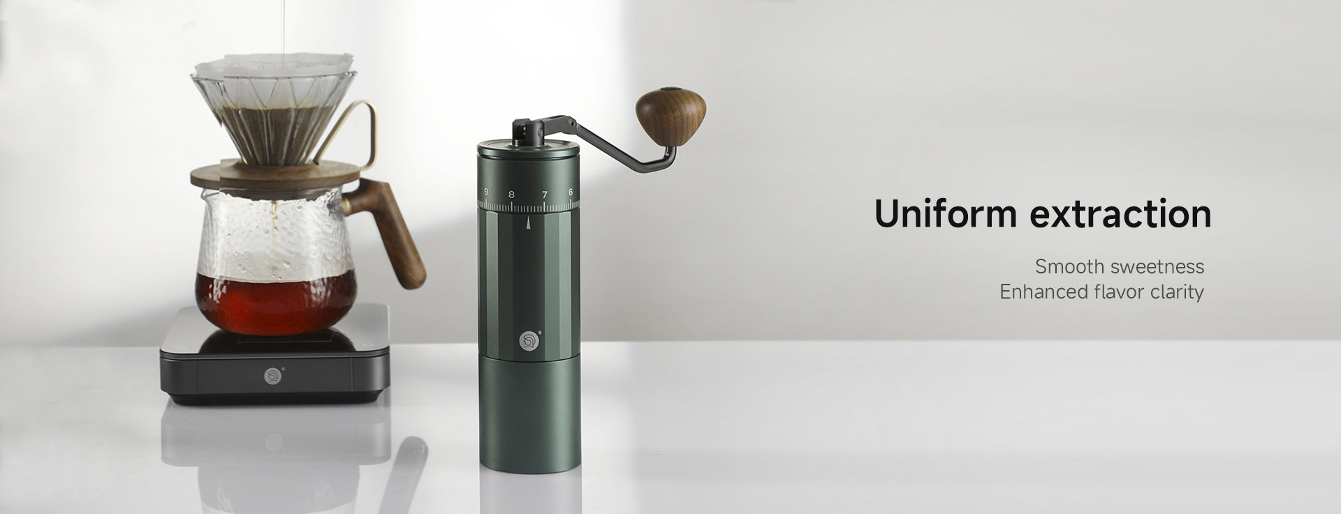 Uniform extraction
Smooth sweetness 
 Enhanced flavor clarity