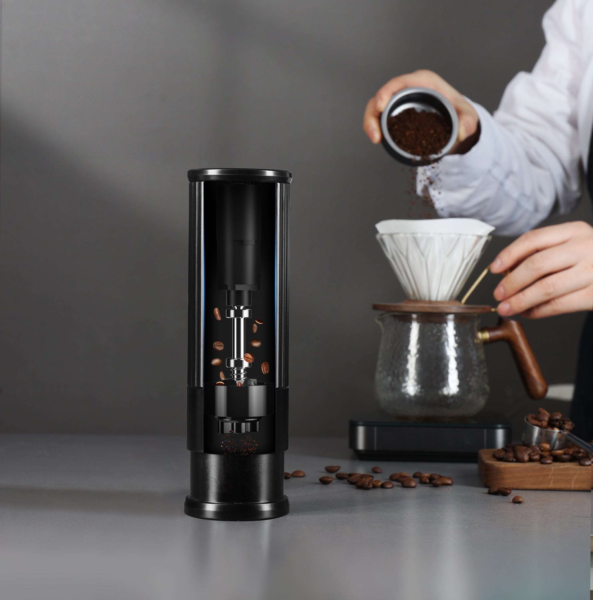 zeroHero Rui Mini Electric Portable Coffee Grinder - zeroHero