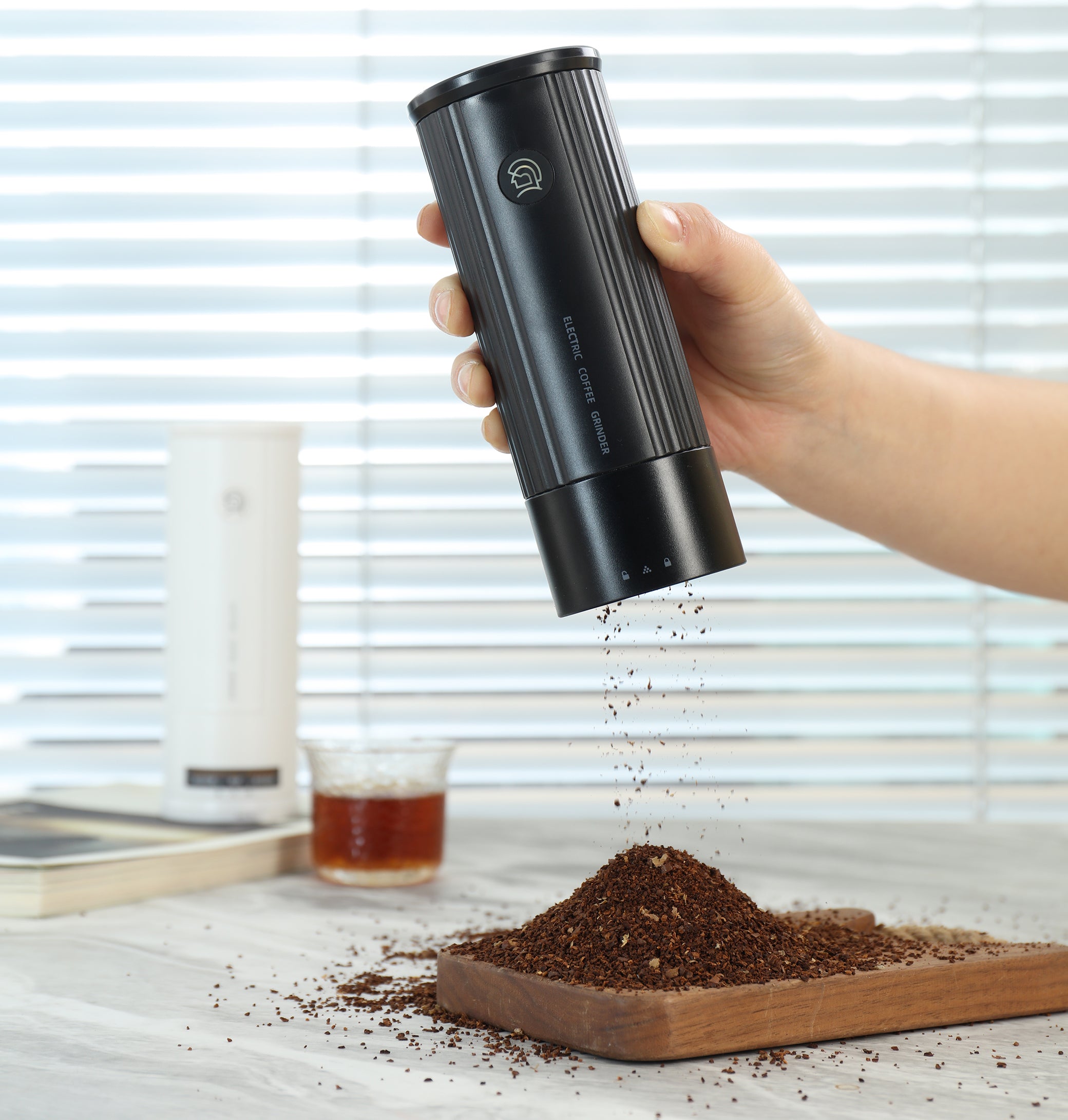 zeroHero Rui Mini Electric Portable Coffee Grinder