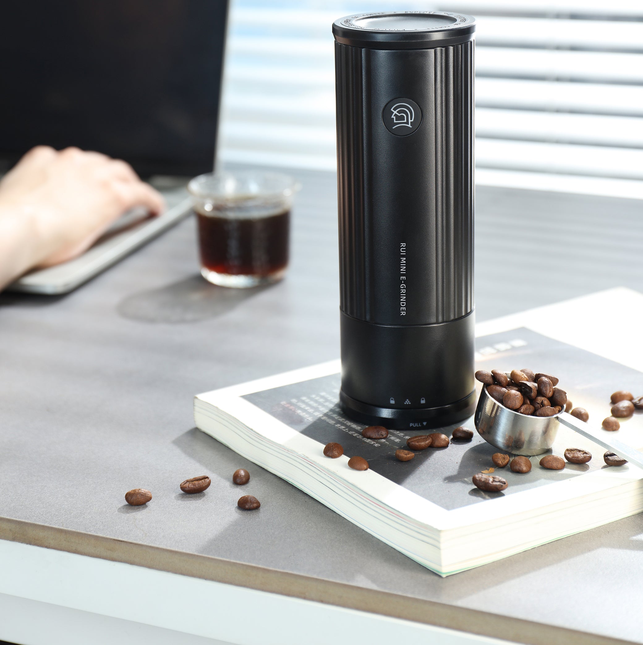 zeroHero Rui Mini Electric Portable Coffee Grinder