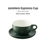 zeroHero 90ml Espresso Cup - Double Shot Ceramic Cup for Barista Quality