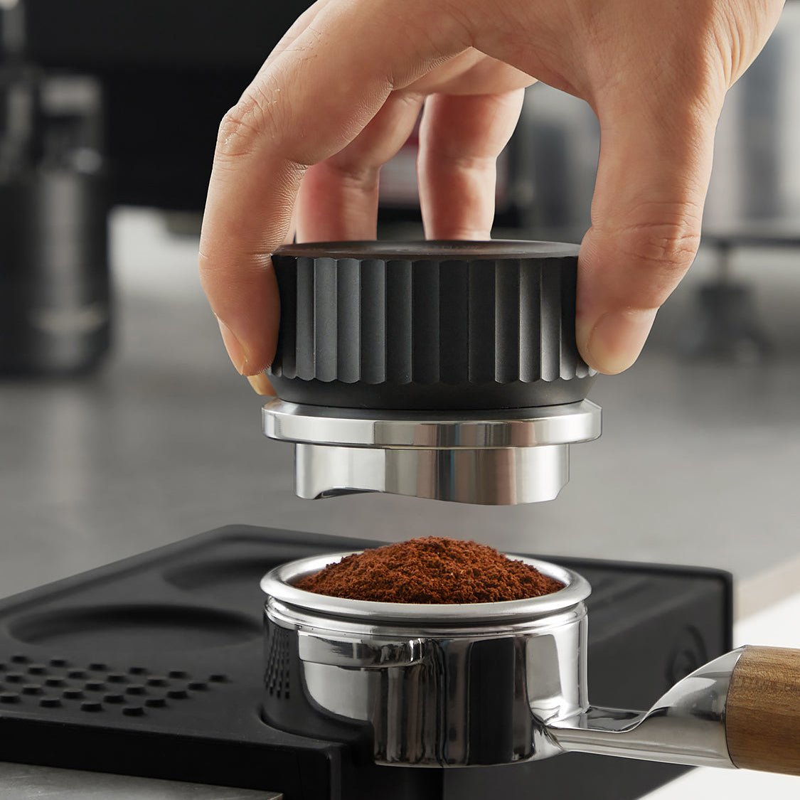 zeroHero Thor Adjustable Coffee Distributor - Dual Head Leveler Tool