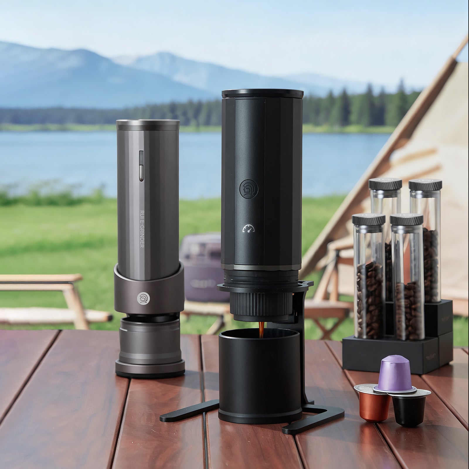 zeroHero Heropresso Portable Espresso Maker-Heated Edition