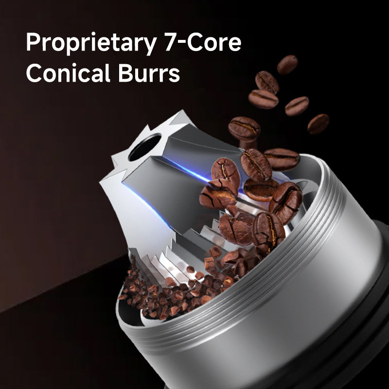 [Pre-Order] zeroHero Z4 Manual Coffee Grinder - High-Precision 48mm Seven-Core Burr Grinder for Espresso & Pour-Over