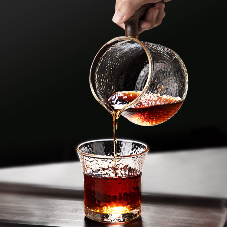 Hammered Glass Coffee Server