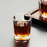 zeroHero Espresso Glass Shot Cup - Precision Ounce & ML Graduated Glass