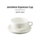 zeroHero 90ml Espresso Cup - Double Shot Ceramic Cup for Barista Quality
