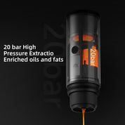 zeroHero Heropresso Portable Espresso Maker-Heated Edition - Handheld Pod Coffee Machine
