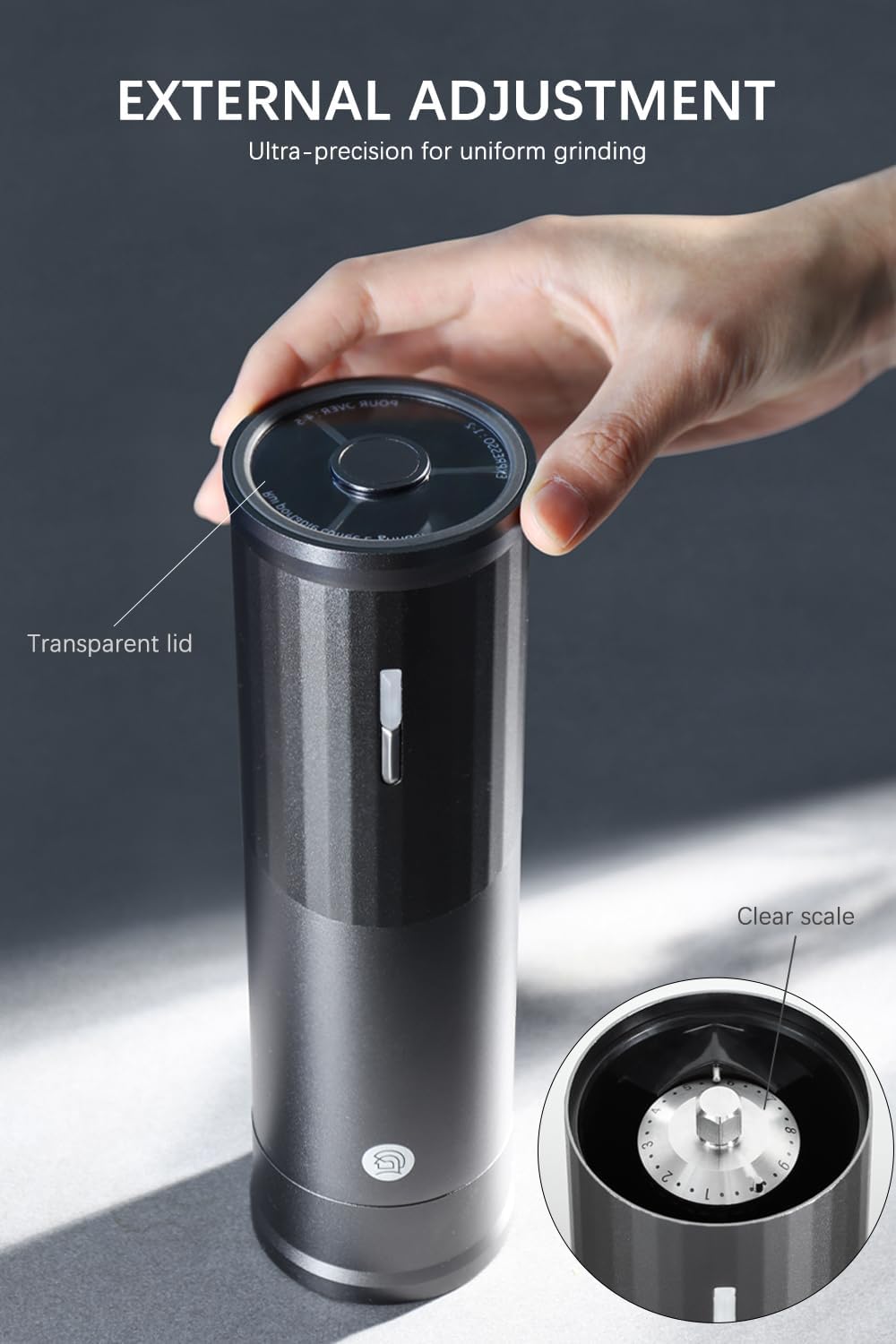 zeroHero Rui Electric Coffee Grinder - zeroHero