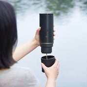 zeroHero Heropresso Portable Espresso Maker-Heated Edition - Handheld Pod Coffee Machine