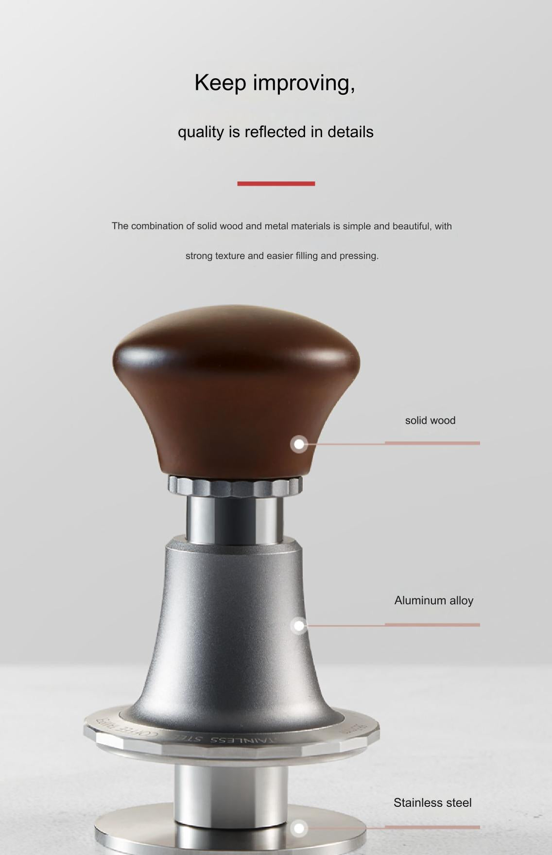 zeroHero Espresso Sword Tamper - zerohero