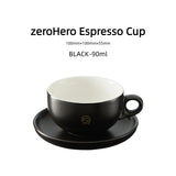 zeroHero 90ml Espresso Cup - Double Shot Ceramic Cup for Barista Quality